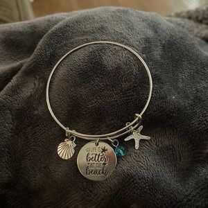 beachy charm bracelet